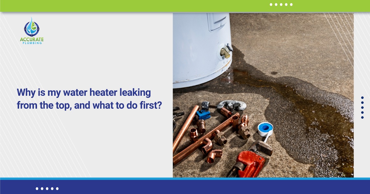 Water Heater Leaking From the Top? | Pearland, TX